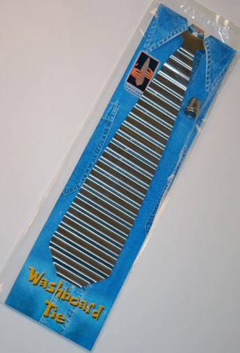 [IMAGE: Zydeco washboard necktie]